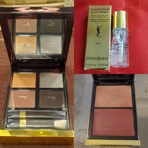 Tom Ford Supernouveau Eyeshadow, Cheeks, and YSL Blur Primer